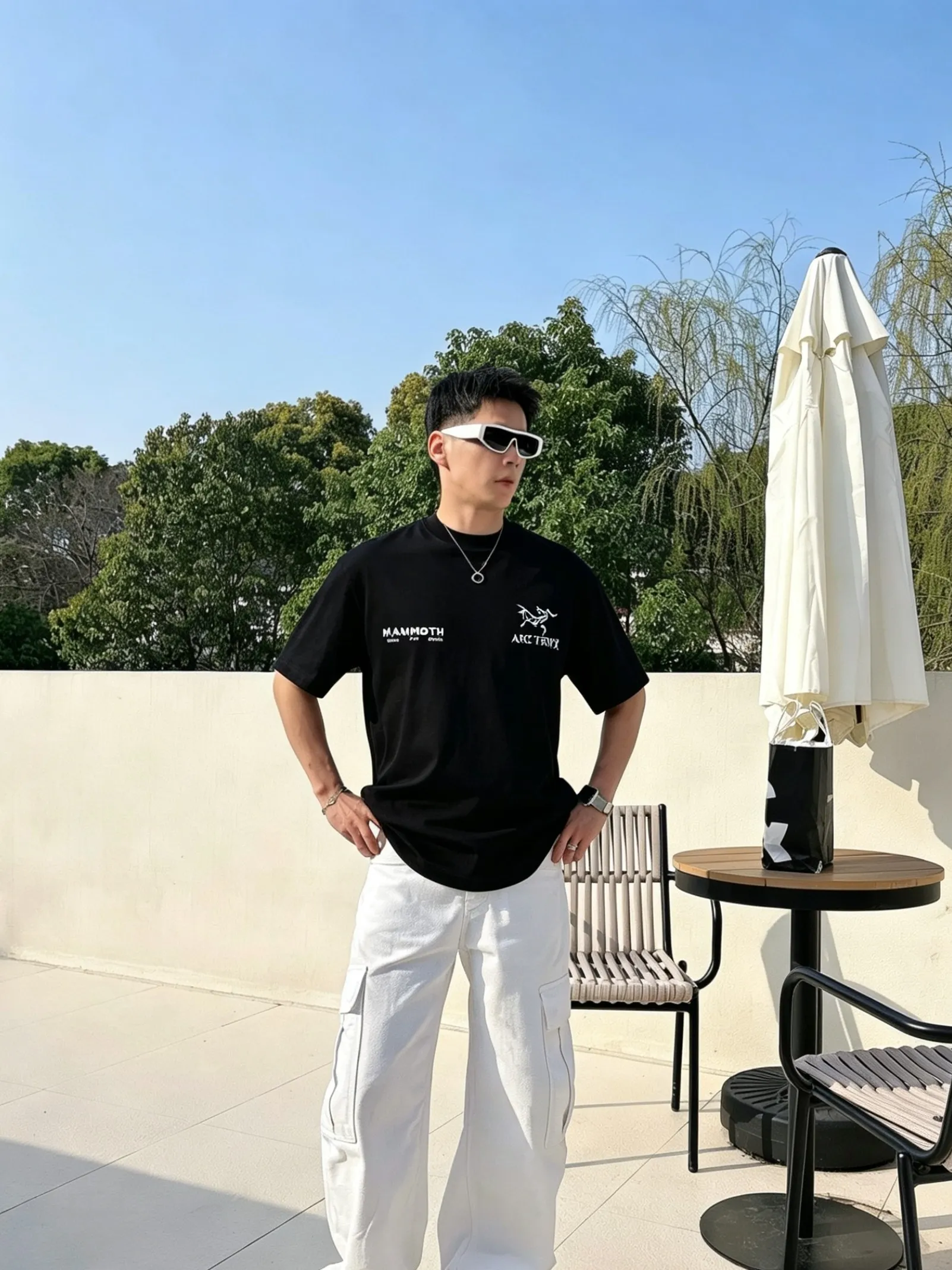 2026 New Arrival Original T Premium Quality OS Hot Sale 100% logo Factory Size：S-3XL（ ) Black White